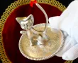 Посребрена фигура Котка,бижутерка. , снимка 5