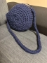 Плетена кръгла дамска чанта , снимка 6