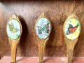 Красиви позлатени лъжички от Англия с пеперуди, снимка 5