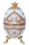 Фаберже стил, кутийки-яйца за бижута в луксозна подаръчна кутия., снимка 1 - Декорация за дома - 42538910