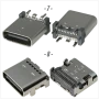Букса конектор USB Type-C  14 / 24 pin , USB 3.1 , USB 3.2 SMT Connector, снимка 5