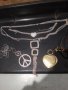 БИЖУТА Колиета метални верижки и медалиони, снимка 1 - Колиета, медальони, синджири - 44116394