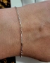Нежна сребърна  гривна, снимка 2