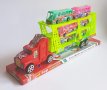 Детска играчка Автовоз на три етажа с автобуси, снимка 1 - Коли, камиони, мотори, писти - 26955079