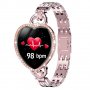 Стилен Дамски Смарт часовник Сърце T52S Пулс, Кръвно налягане, снимка 4