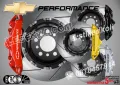 Chevrolet Performance надписи за капаци на спирачни апарати, снимка 1