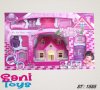 Къща за кукли с обзавеждане, снимка 1 - Кукли - 38800504