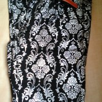 За модерен външен вид-панталон в черно и сребристо сиво с коланче ,внос от Италия, снимка 2 - Панталони - 28533350