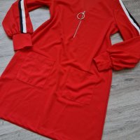 Нова червена спортна рокля на намаление , снимка 2 - Рокли - 33375327