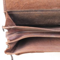 Стара кожена чанта, снимка 11 - Антикварни и старинни предмети - 43896014