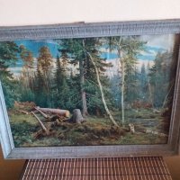 Голяма картина в дървена рамка 56/41/3см, снимка 2 - Картини - 27620285
