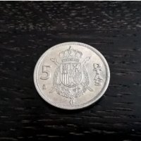 Монета - Испания - 5 песети | 1982г., снимка 1 - Нумизматика и бонистика - 29044571