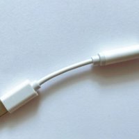 Преходник USB Type C към 3.5 мм жак за слушалки с дълга букса за Oukitel, Blackview, снимка 1 - USB кабели - 32900090