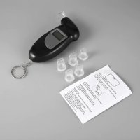 Цифров LCD тестер дрегер с дишане за алкохол с подсветка, снимка 2 - Аксесоари и консумативи - 43506470