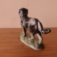 Бъргарска порцеланова фигура Куче 1960 г статуетка, снимка 5 - Статуетки - 44020444