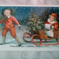 Картичка Presttige Kerstdagen en Gelukkig Nieuwajaar 47, снимка 1 - Колекции - 28549781