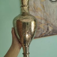 голяма бронзова ваза, снимка 3 - Други ценни предмети - 42968246