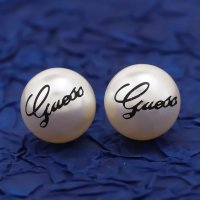 луксозни перлени обици Guess , снимка 3 - Обеци - 43385574