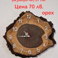 Часовници произведени от дървени шайби. , снимка 12 - Стенни часовници - 43848878