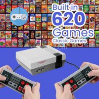 Класическа видео конзола с вградени 620 ретро игри, снимка 2 - Nintendo конзоли - 28493869
