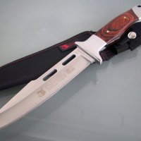 Ловен нож COLUMBIA A02 USA SABER (Jin Lang) с кания, снимка 1 - Ножове - 44016608