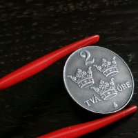 Монета - Швеция - 2 оре (матричен гланц) | 1950г., снимка 1 - Нумизматика и бонистика - 27382117