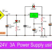 Линеен регулируем стабилизатор на напрежение LM350T от 1.2V до 33V ​с ток до 3А, снимка 4 - Друга електроника - 35325586