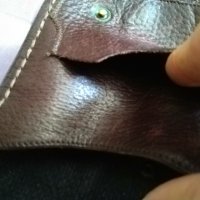 Чанта за колан СИС Естествена кожа 14х11см, снимка 9 - Чанти - 36988244