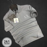 Мъжки тениски с яка Armani Exchange в 5 цвята, снимка 5 - Тениски - 39981612