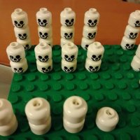 Lego глави на скелети - оригинално Лего, снимка 2 - Колекции - 33217201