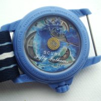 Мъжки автоматичен кварцов часовник BLANCPAIN Х SWATCH, снимка 5 - Мъжки - 43426209