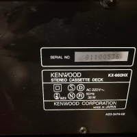 Kenwood СЕТ, снимка 5 - Ресийвъри, усилватели, смесителни пултове - 44912228