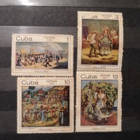  Картини Куба , снимка 1 - Филателия - 43119407