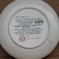 Порцеланова чиния Лимитирана серия , снимка 5 - Чинии - 37255210