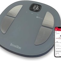 Везна за импеданс TERRAILLON 14710 Wi-Fi свързана, 4 сензора, приложения "MyHealth" (код 734), снимка 1 - Друга електроника - 43020031