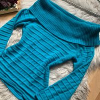 Синя блуза/пуловер, снимка 2 - Блузи с дълъг ръкав и пуловери - 39459957