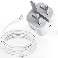 Ново Зарядно устройство за iPhone щепсел и кабел 1 метър Айфон Адаптер , снимка 1 - Аксесоари за Apple - 40293116