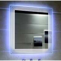 Огледало за баня “ДИА” с LED осветление 80х80см., снимка 2 - Огледала - 27504898