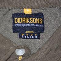 Didriksons 1913 MoveSistem / L / 100%original / тениска с яка, снимка 7 - Тениски - 26216546