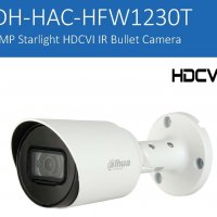 DAHUA HFW1230T Метална Водоустойчива 2MP 30М Нощно Starlight Виждане 4в1 HDCVI, AHD, HDTVI -40+60°С, снимка 1 - HD камери - 26847163