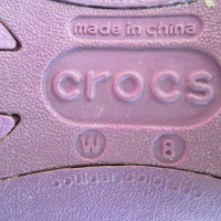 CROCS дамски маркови гумени сандали размер 8., снимка 4 - Сандали - 36557879