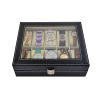 Луксозна кутия за часовници или други бижута с 10 отделения, снимка 7 - Други - 43900960