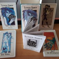 Londa Tarot - феноменална таро колода с 79 карти и хартиена книжка, 12см х 7см, снимка 6 - Други игри - 32863535