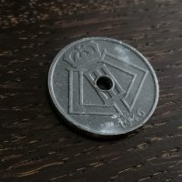 Монета - Белгия - 25 цента | 1946г., снимка 2 - Нумизматика и бонистика - 26205199