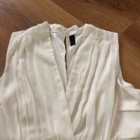 Дантелена рокля кремава Vero Moda , снимка 5 - Рокли - 37819205