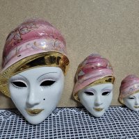 Порцеланови маски за стена , снимка 7 - Колекции - 40338665