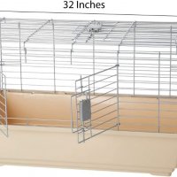 Клетка за малки животни с аксесоари, 81 x 55 x 46 cm, стандартна, снимка 2 - За гризачи - 39157640