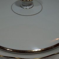 Немски порцеланов супник с позлата , снимка 3 - Сервизи - 34872844