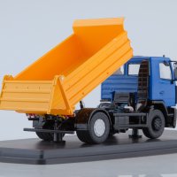 МАЗ-5550 самосвал 2008 - мащаб 1:43 на SSM моделът е нов в PCV дисплей-кейс, снимка 7 - Колекции - 43656401