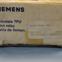 реле време Siemens 7PU2040-4AN20 220V 50Hz time relay, снимка 13 - Резервни части за машини - 37505859